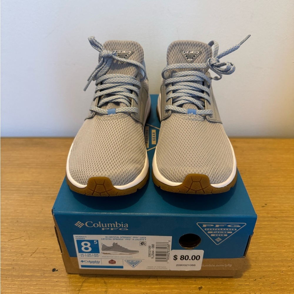Columbia PFG Light Gray Shoes